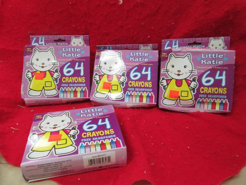 Qty 4 Little Katie 64 Crayons with ...