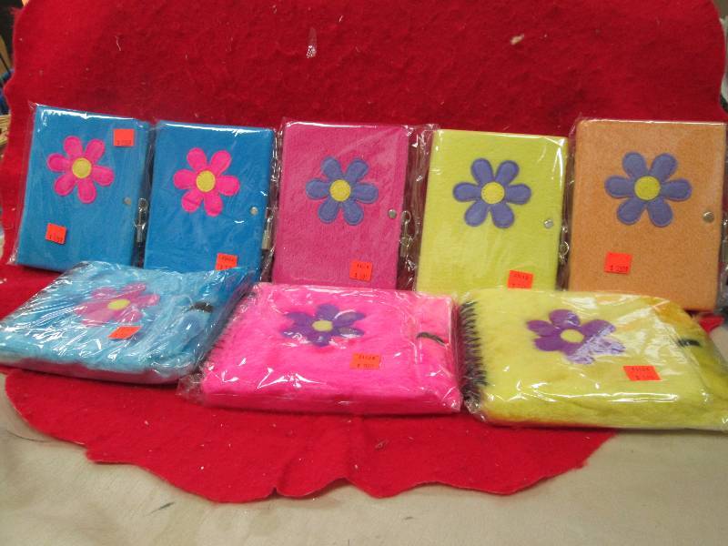 These colorful notebooks are just w...