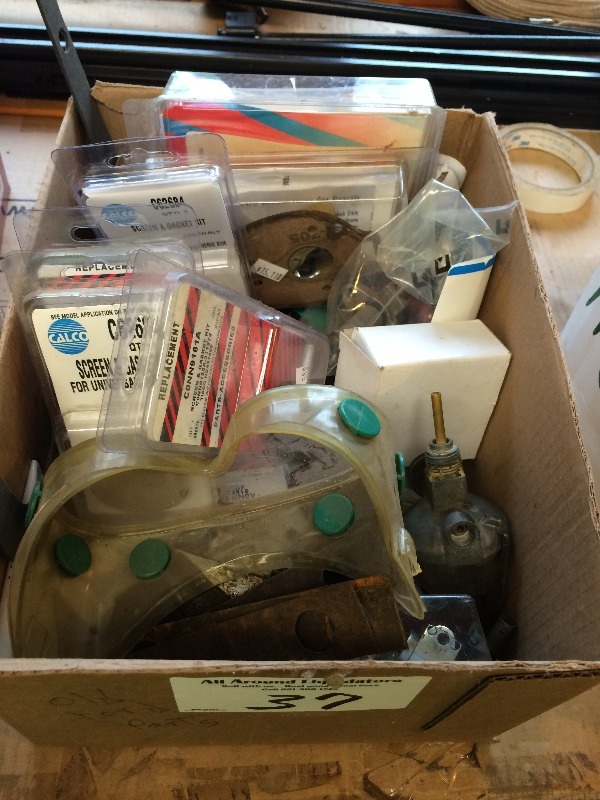 lot 37 image: Ford Tractor Parts   approx.   1954 to 1959   Misc Box Lot