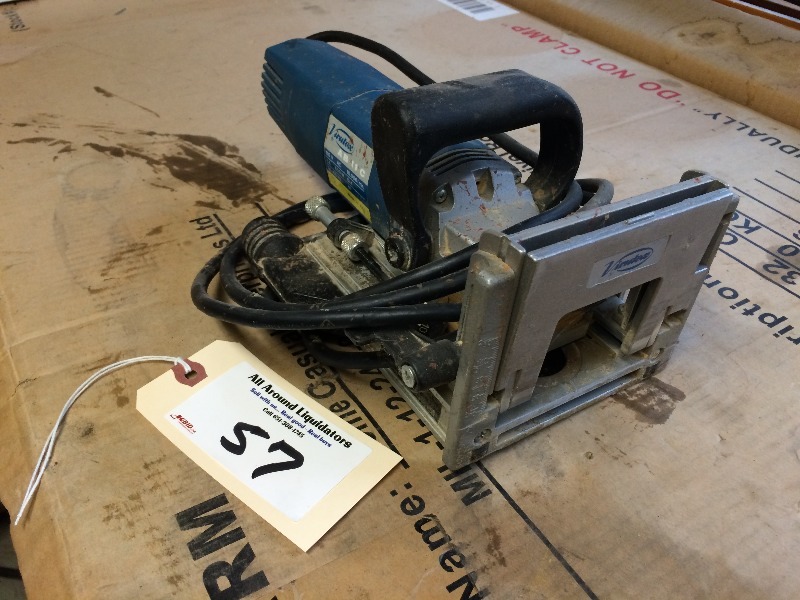 lot 57 image: Virutex Biscuit Joiner Power Tool MN AB 11C  115 v  - Works