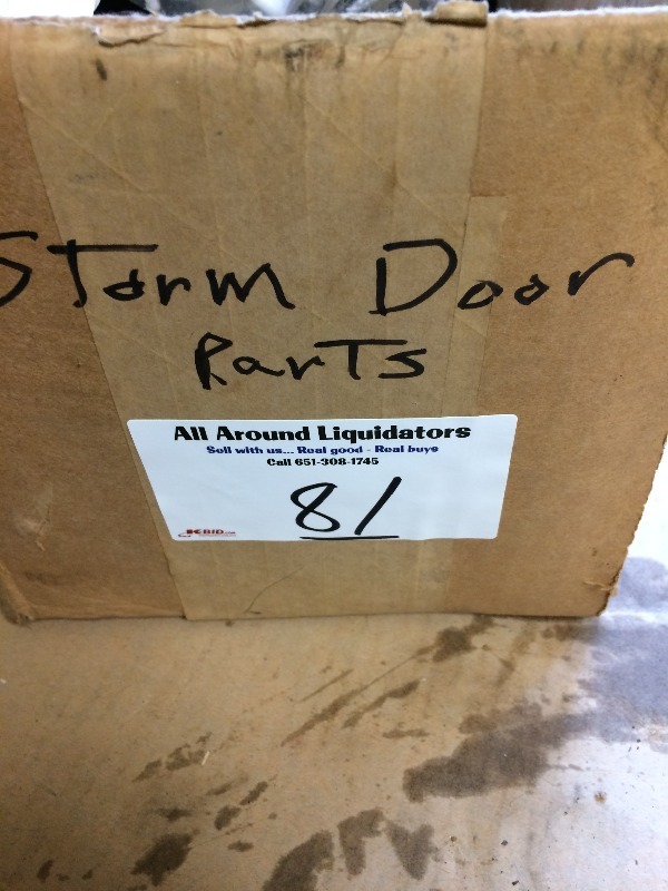 lot 81 image: Storm Door Parts