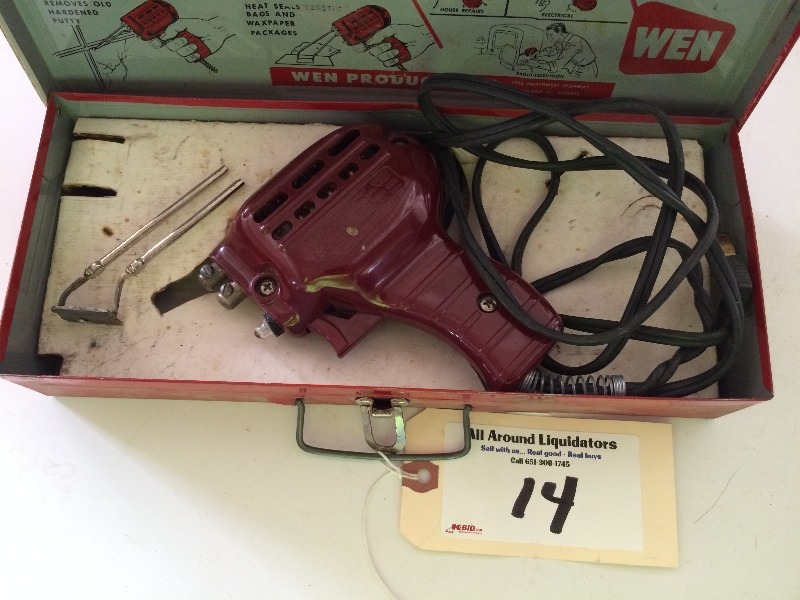 lot 14 image: Wen Soldering Gun MN 199k   - New in the box