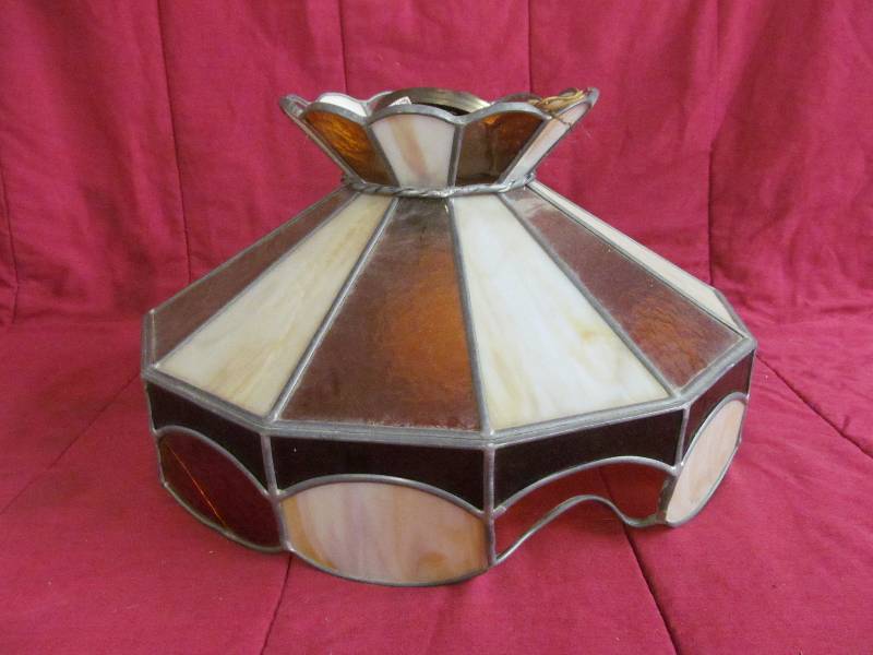 lot 15 image: Stain Glass Light