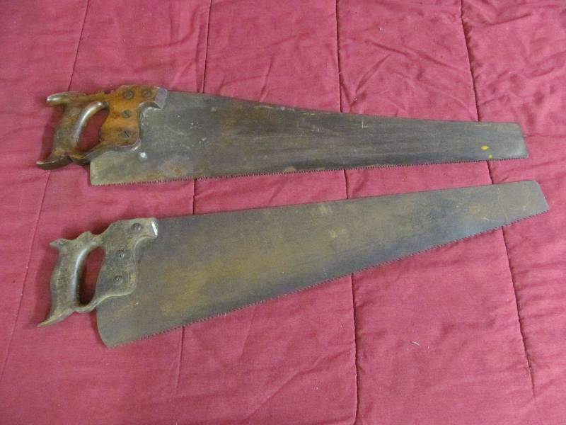 lot 25 image: Vintage Saws