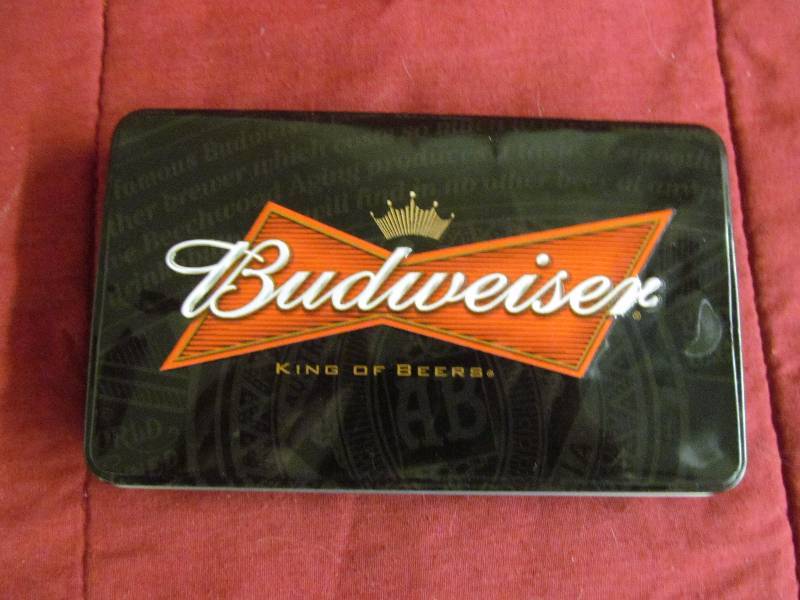 lot 95 image: Budweiser Tin