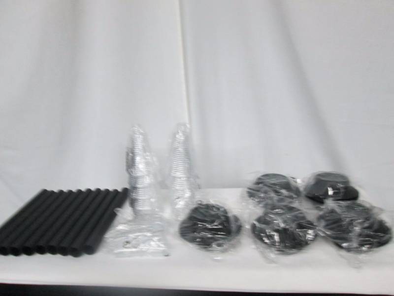 lot 94 image: Alcove Black Solar Pathway Lights - 10 pack