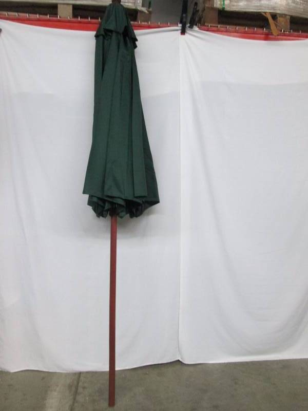 lot 89 image: Alcove 9-ft. Wooden Market Umbrella