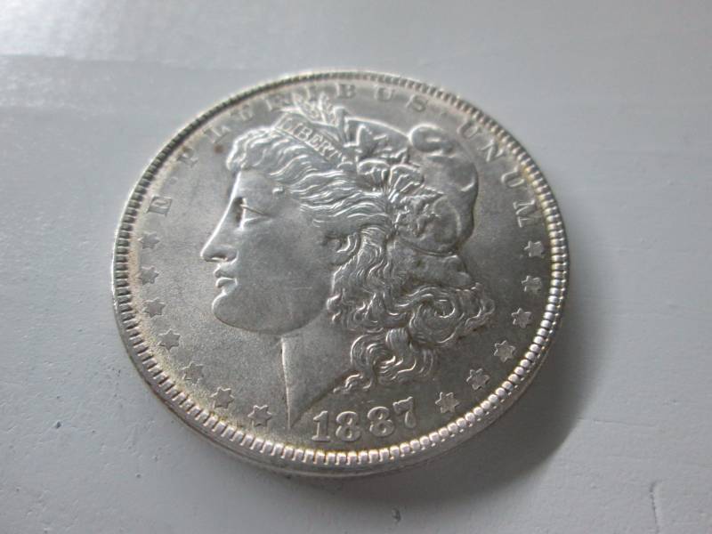 lot 23 image: 1887 Morgan Silver Dollar