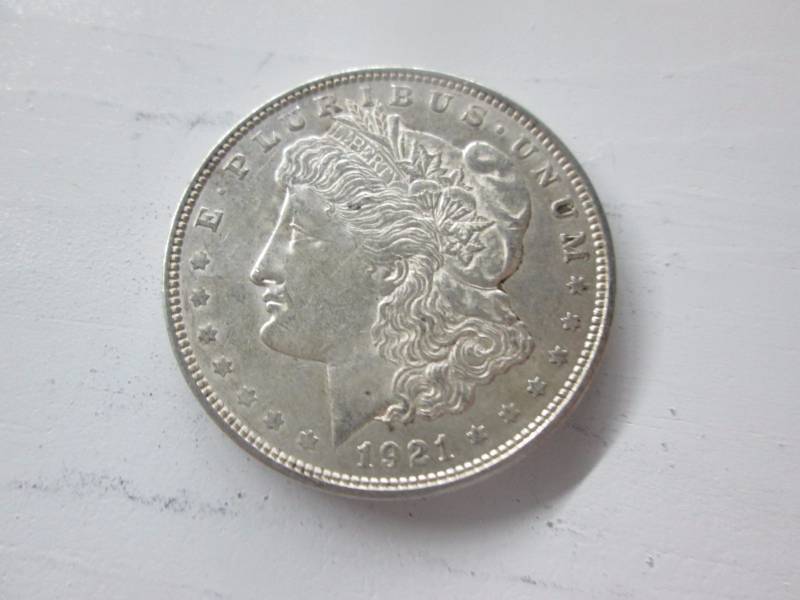 lot 34 image: 1921 Morgan Silver Dollar