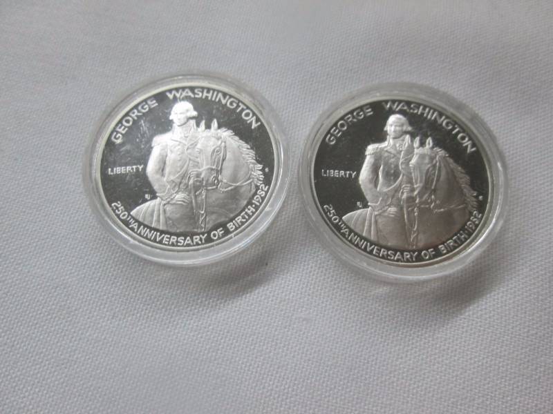 lot 51 image: 2 - 250th Anniversary of George Washingtons Birth