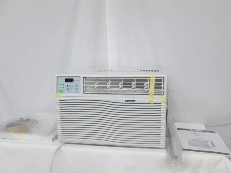 lot 6 image: Norpole 6,050 BTU Window Air Conditioner w Remote