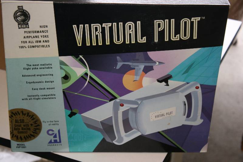 lot 259 image: Virtual Pilot High Performance Airplane Yoke For All IBM And 100% Compatibles.