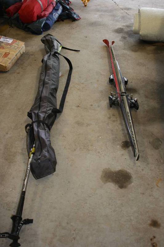 lot 216 image: Lot of (3) including Rosignol 4S Skis ABV 4.1 Skis Set of Scott Ski Poles.