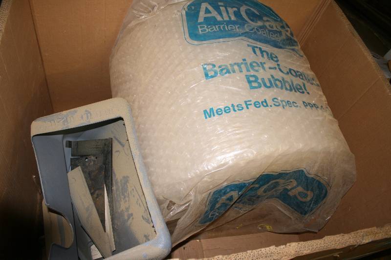 lot 168 image: Pallet Lot Including Air Carrier Barrier-Coated Bubble Wrap And More.