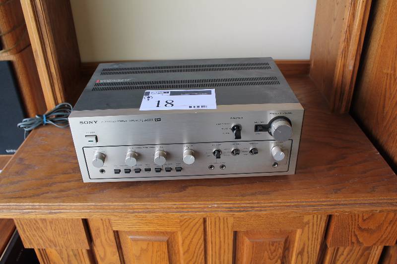 lot 18 image: Lot of (3) Including Sony Stereo Cassette Deck, TC-209SD Sony Tapecorder Sony FM StereoFM-AM Tuner, ST-4950.