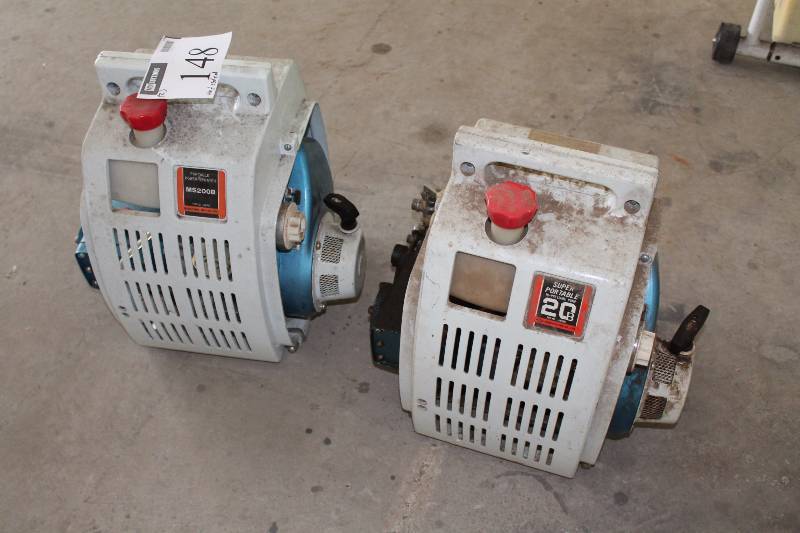 lot 148 image: Lot of (2) Portable Power Sprayer MS200B Maruyama MFG.CO.LTD Standard Pressure 21 kgcm Untested.