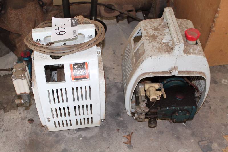 lot 149 image: Lot of (2) Including Super Portable Power Sprayer M10V Super Portable Power Sprayer 20B.