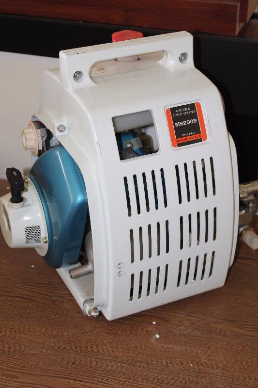 lot 119 image: Portable Power Sprayer MS200B Maruyama MFG.CO.LTD Standard Pressure 21 kgcm New IN Box.