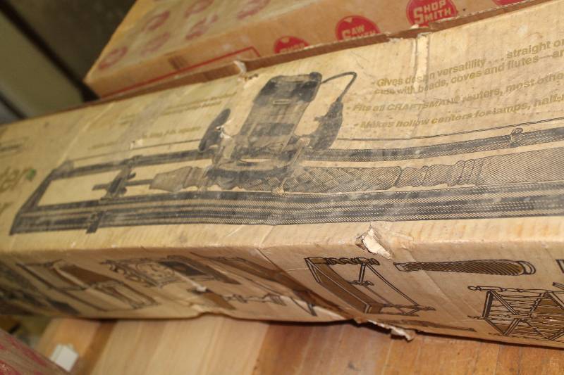 lot 165 image: Craftsman Router Crafter Track Router Not Included.