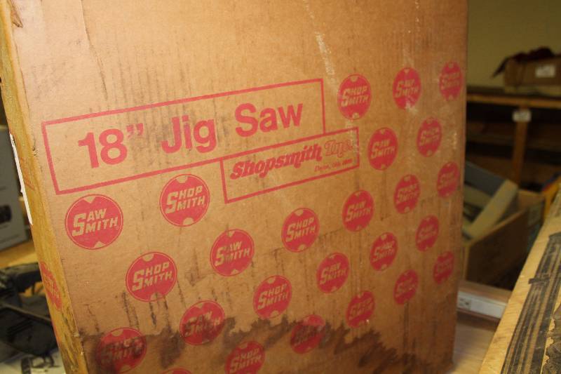 lot 167 image: Shop Smith 18 Dig Saw New In Box.