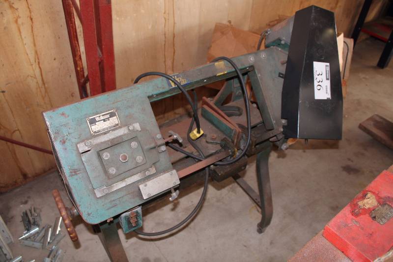 lot 336 image: Wellsaw Model 58B Portable Metal Cutting Bandsaw Untested.