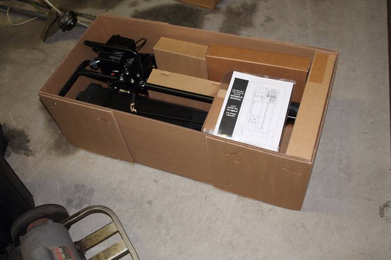 lot 4 image: Webster Corporation Gas Operated Tree Fertilizing Machine Deep Root Feeder 2 H.P. Model No. TC-300-2.