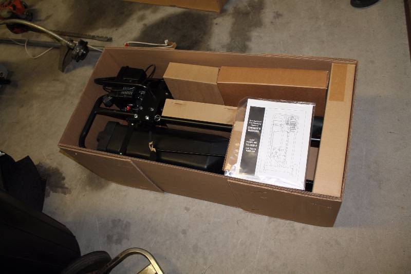 lot 346 image: Webster Corporation Gas Operated Tree Fertilizing Machine Deep Root Feeder 2 H.P. Model No. TC-300-2.