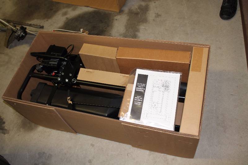 lot 348 image: Webster Corporation Gas Operated Tree Fertilizing Machine Deep Root Feeder 2 H.P. Model No. TC-300-2.