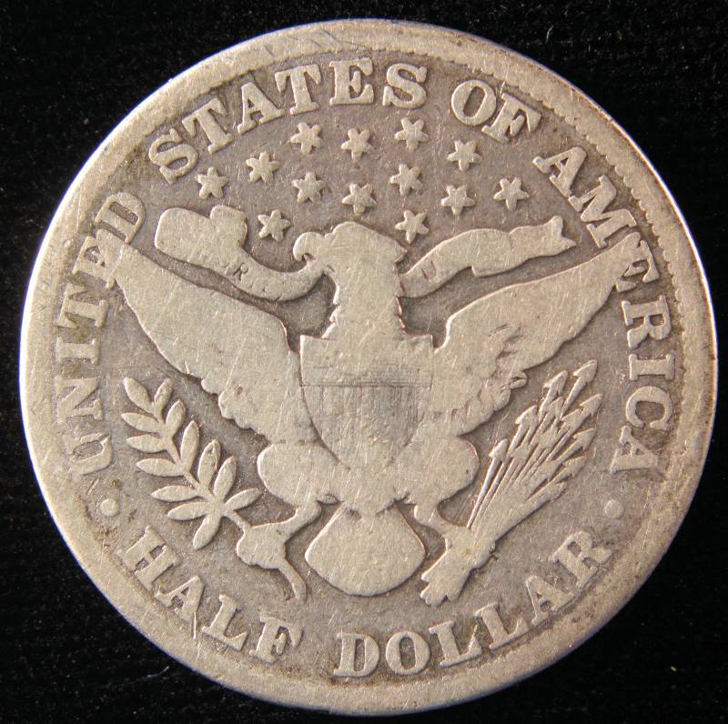 1897 BARBER SILVER HALF DOLLAR