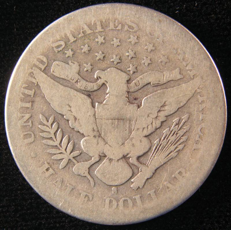 1897 S BARBER SILVER HALF DOLLAR