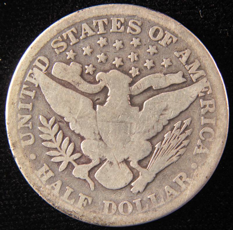1899 BARBER SILVER HALF DOLLAR