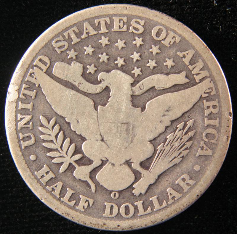 1899 O BARBER SILVER HALF DOLLAR