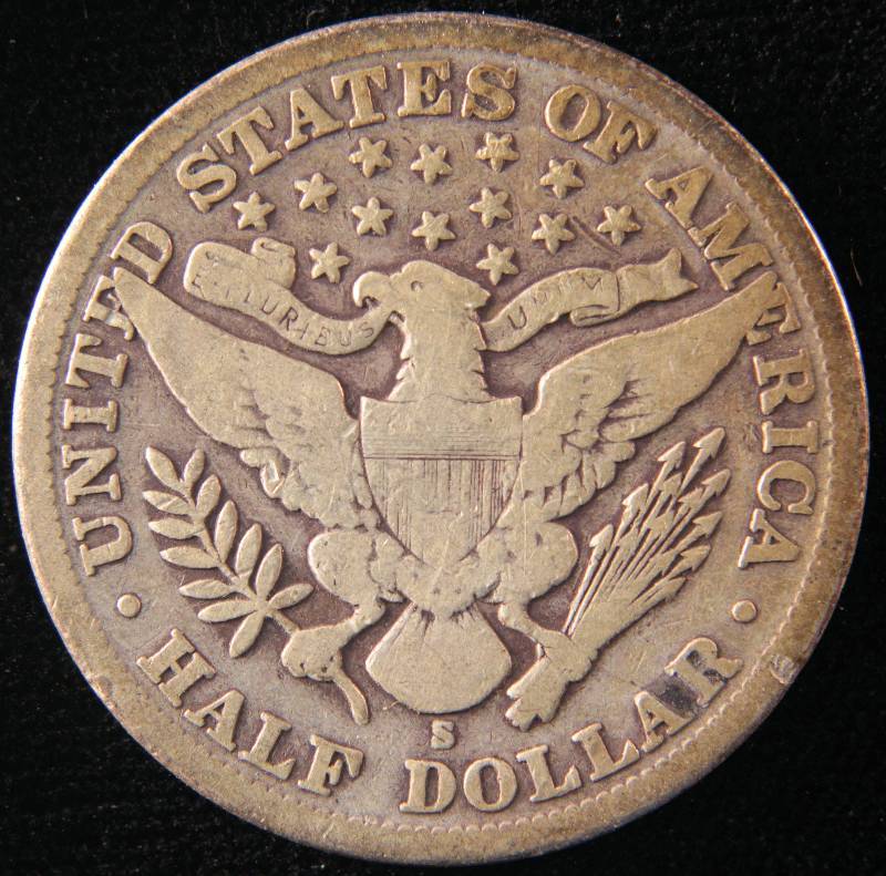 1899 S BARBER SILVER HALF DOLLAR