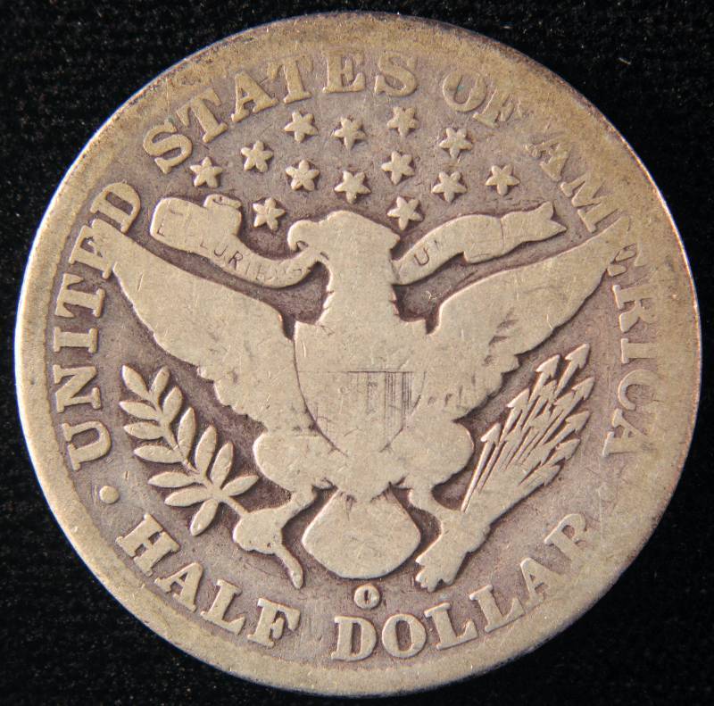 1903 O BARBER SILVER HALF DOLLAR