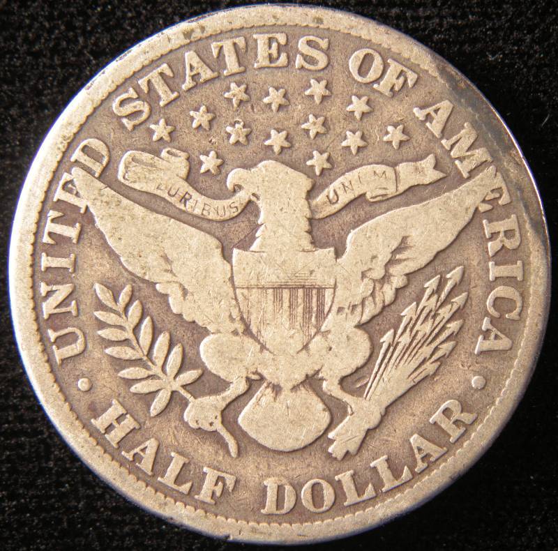 1905 BARBER SILVER HALF DOLLAR