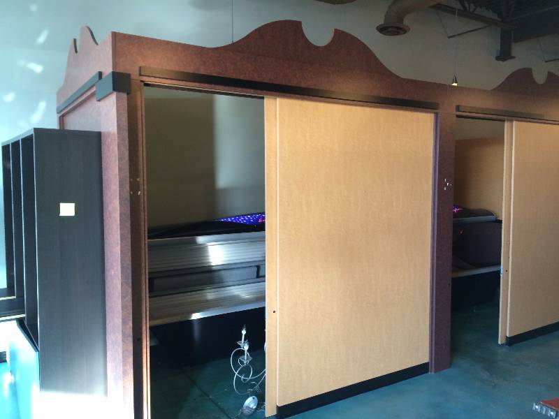 lot 12 image: EURO WALL SYSTEM WITH FRONT DESK