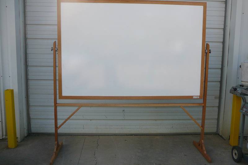 Large white Board and Stand