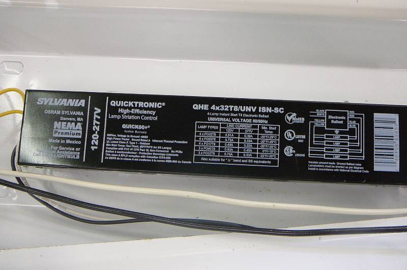 Florescence Light Fixtures