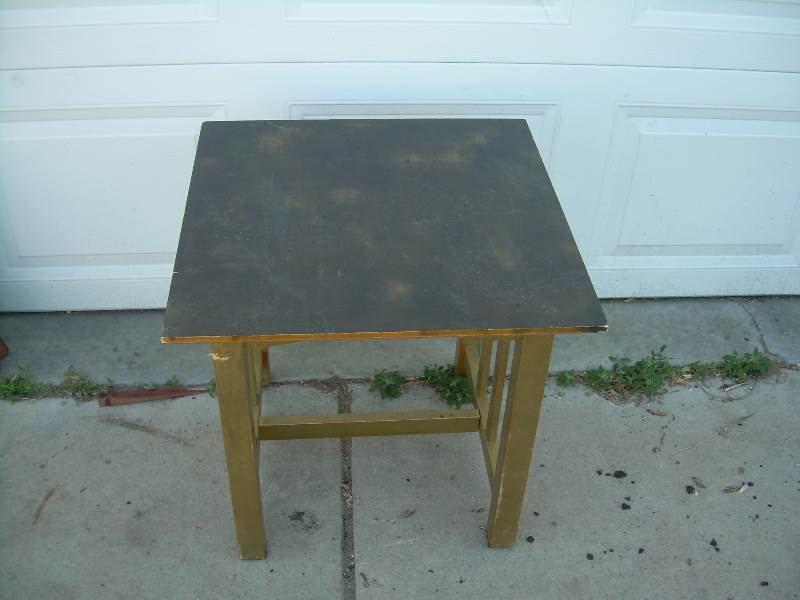 painted little table