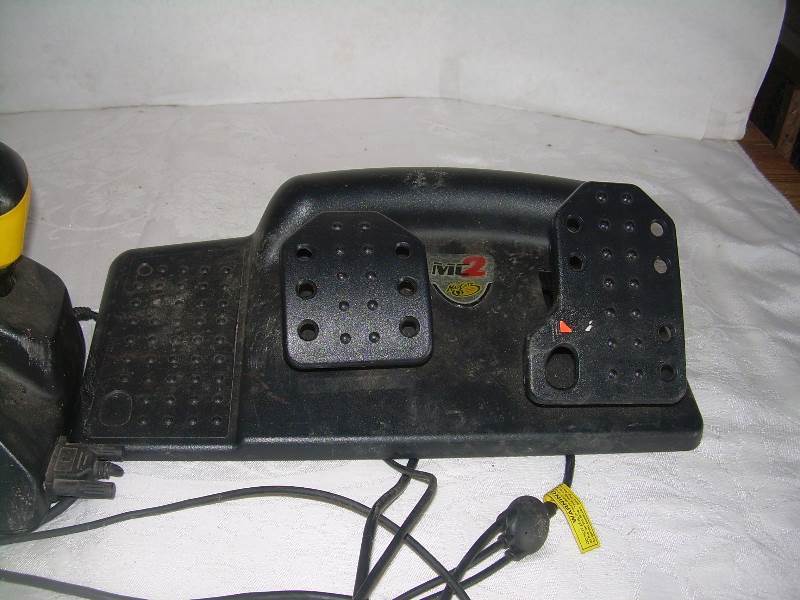 raceing wheel and gas and brake pedals for ps2