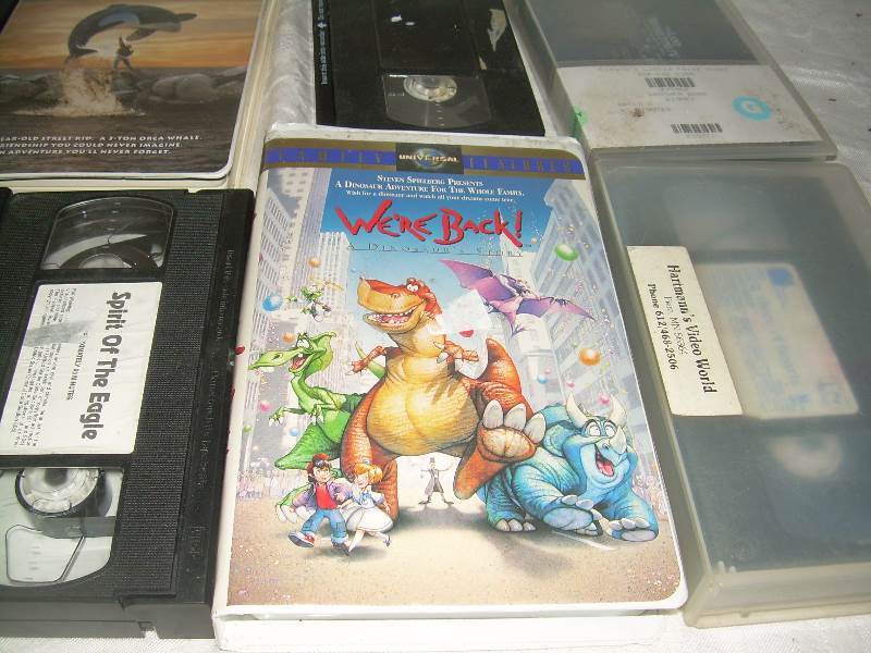 misc movie vhs tapes