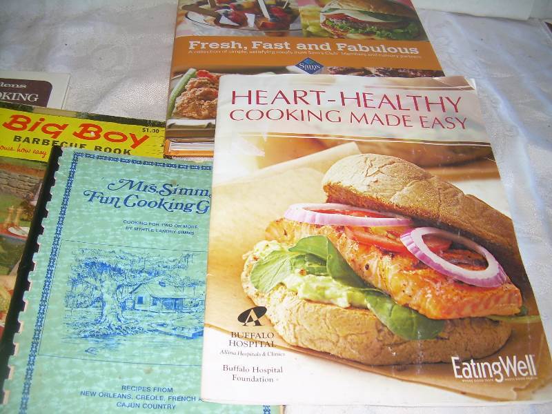 6 collectable cooks books