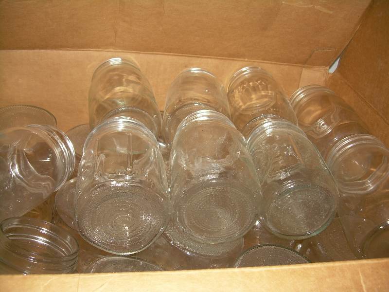 Quart and pint canning jars