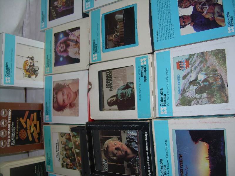 25 vintage 8 track tapes