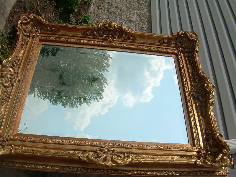 54 inch tall 44 inches wide vintage mirror