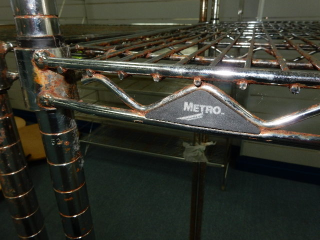 2, 48 in x 30 in x 74in h METRO racks