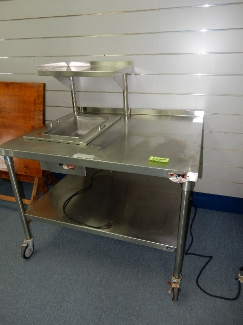 8 section, storage unit.. Stainless Steel.