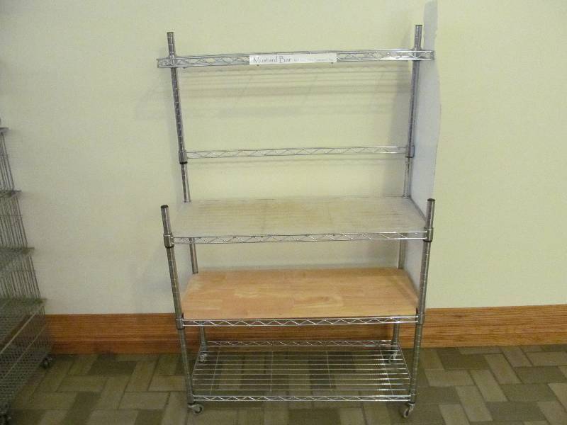 lot 10 image: Stainless Steel Display Rack