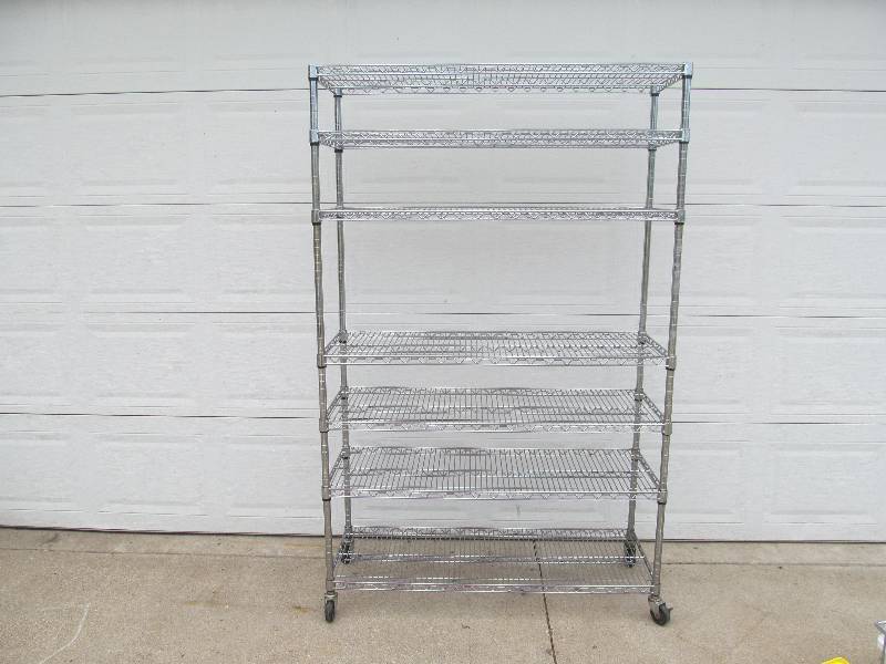 lot 20 image: 7 Shelf Storage Rack