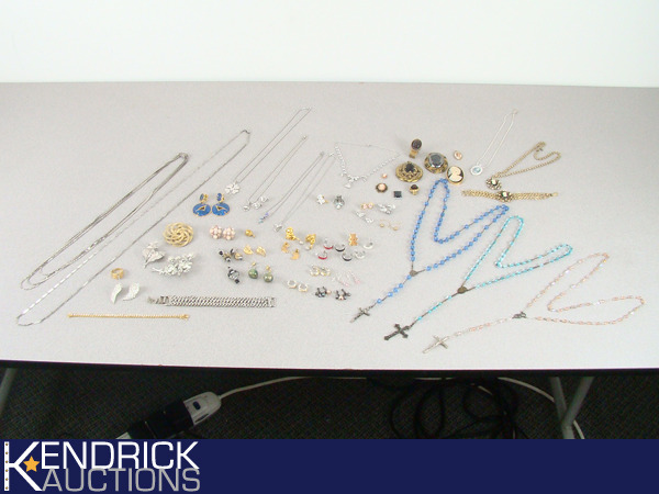 lot 7 image: Lot of High End Costume Jewelry with Wood Box